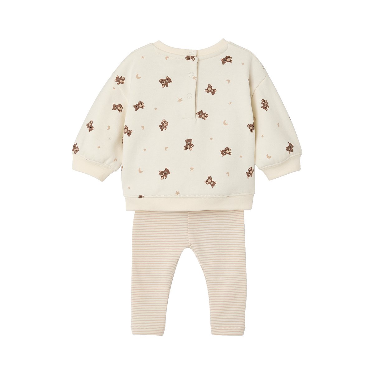 Ensemble sweat et pantalon écru, VERTBAUDET