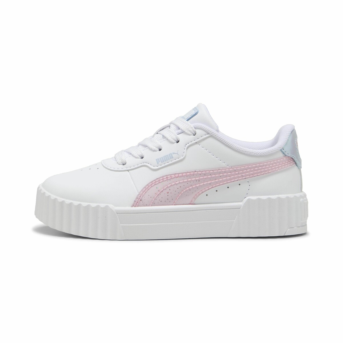 Baskets cuir Carina 3.0 Blurry Dreams blanc/rose, PUMA
