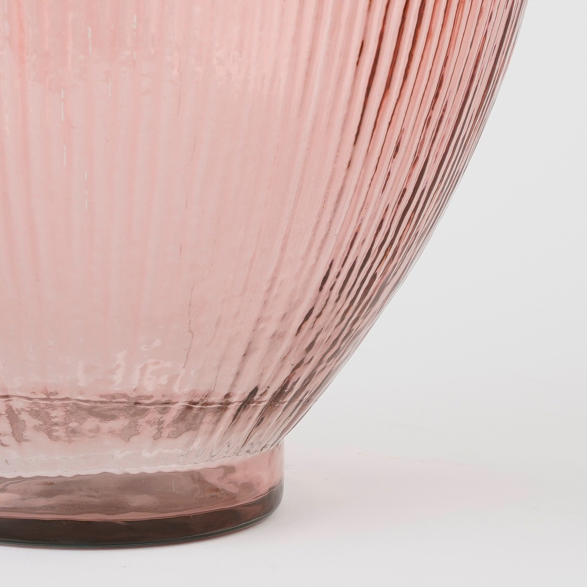 Bouteille décorative H59 cm FIRENZA rose pâle, MICA DECORATIONS