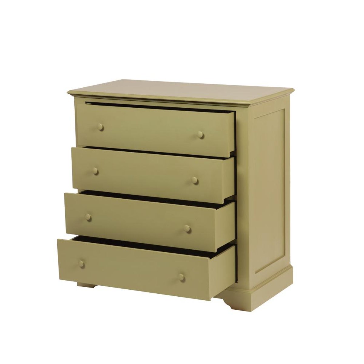 Commode 4 tiroirs en bois L80 cm Canopée - CANOPÉE vert, AMADEUS