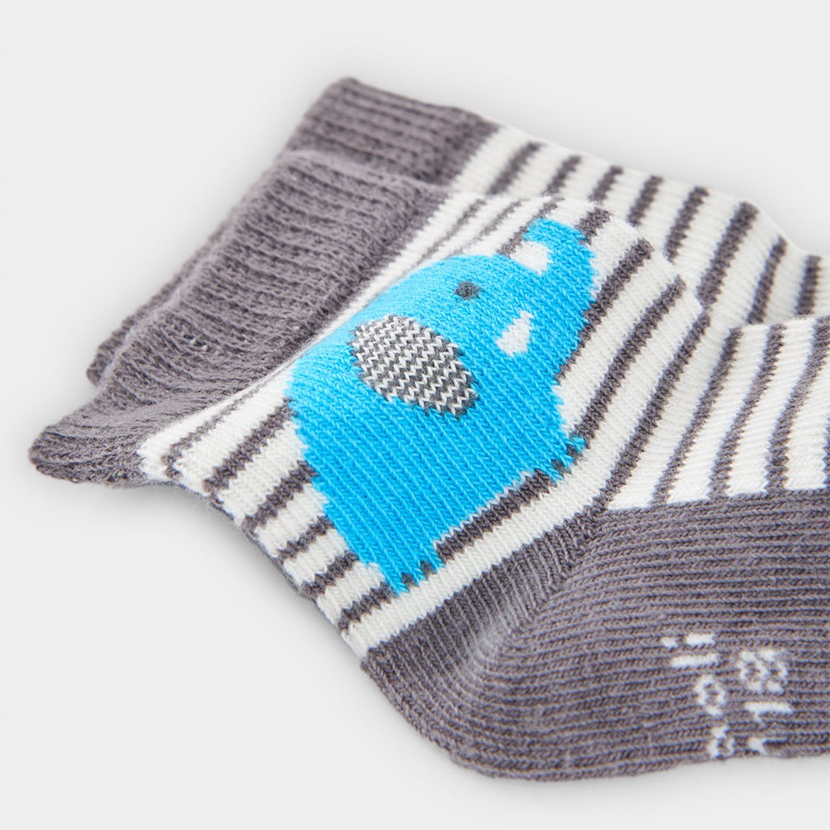 Pack de chaussettes bébé en coton bleu, BOBOLI