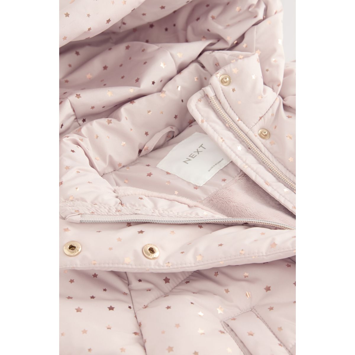 Manteau rembourré imperméable rose, NEXT