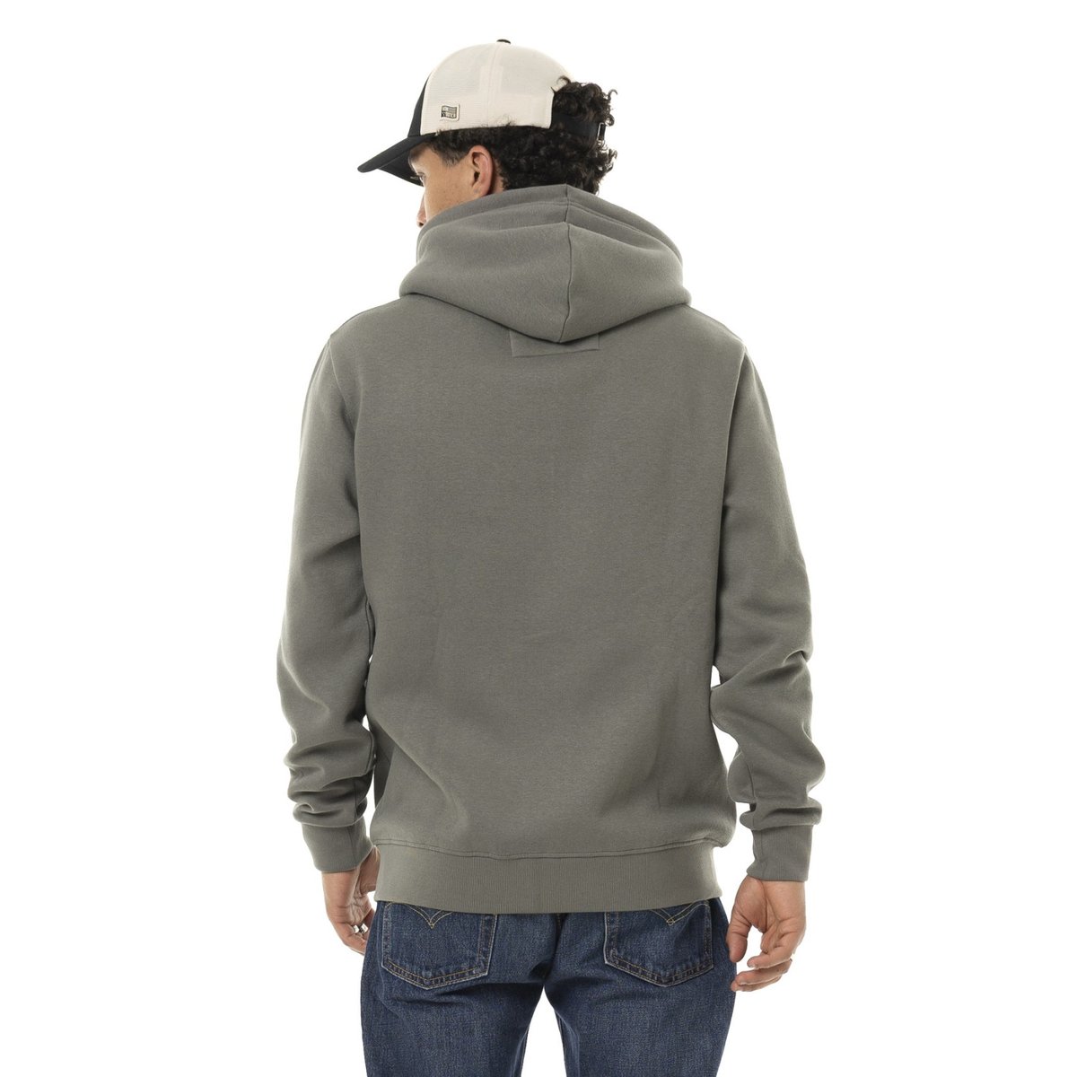 Hoodie coton FREE gris foncé/noir, VON DUTCH