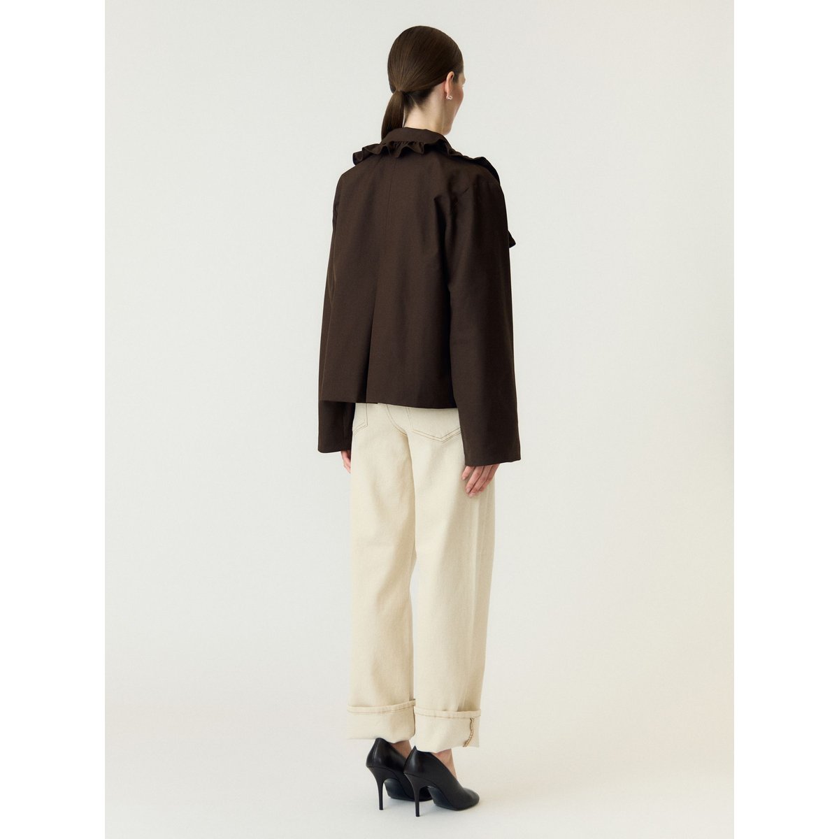Trench marron - coffee bean1, YAS