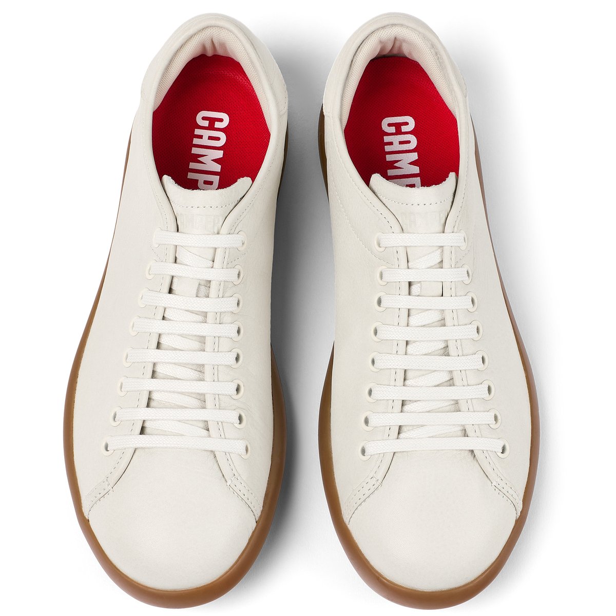 Baskets Pelotas Soller Cuir daim blanc naturel, CAMPER