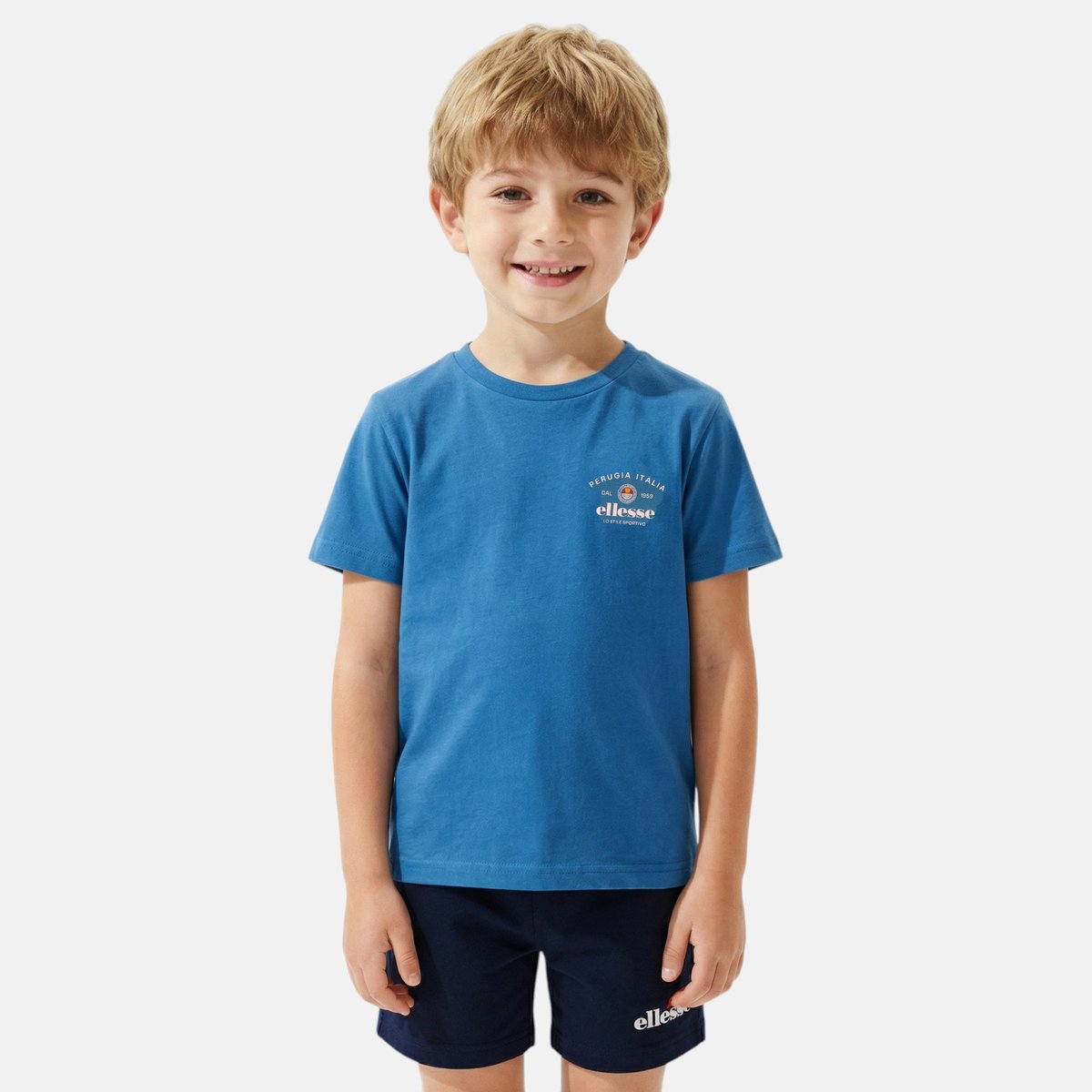 Lot de 2 t-shirts manches courtes et short TEAM bleu marine, ELLESSE