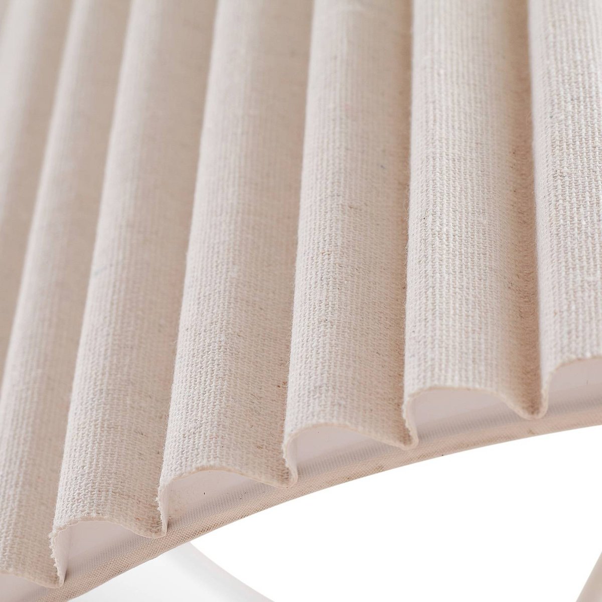 Suspension en textile scandinave, Libbie couleur crème, LINDBY