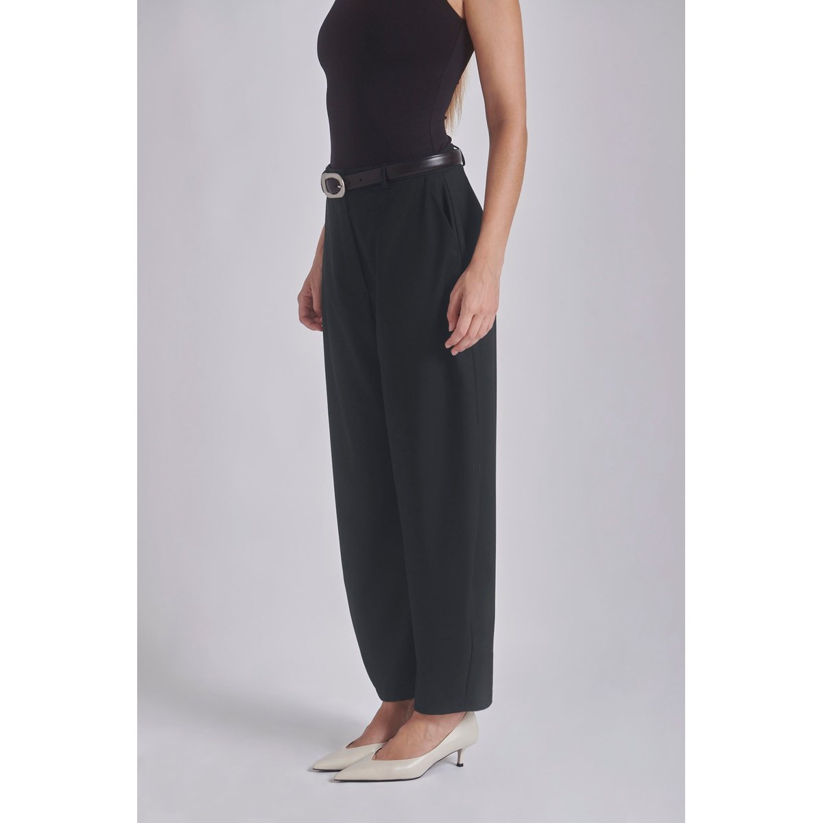 Pantalon barrel HUDSON noir, BENOA