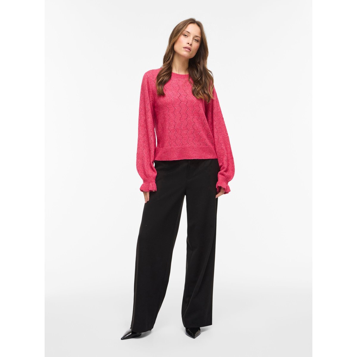 Pull En Maille violet - jazzy, VILA