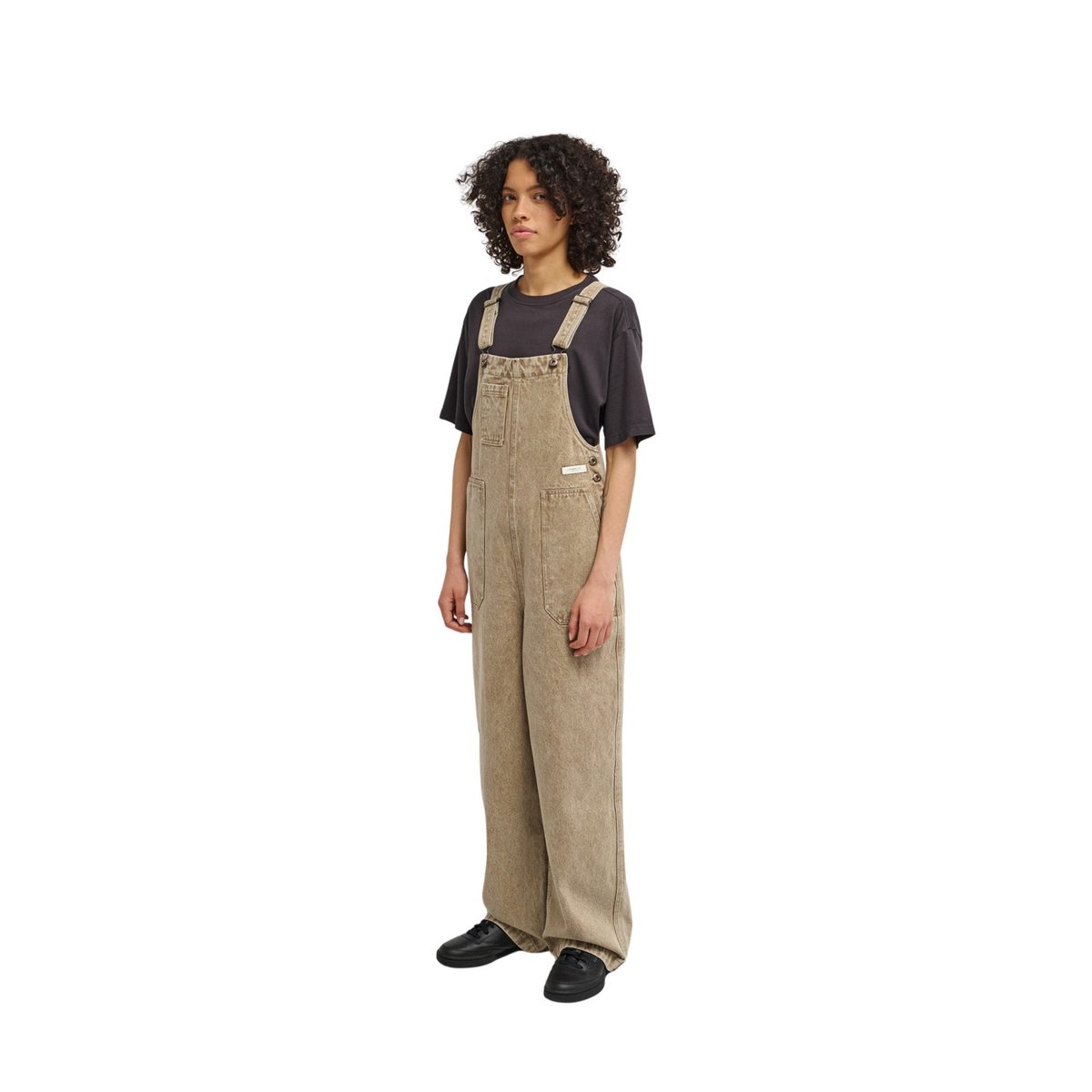 Salopette en jean 70 DUNGAREE COLOR DENIM marron sepia, ELEMENT