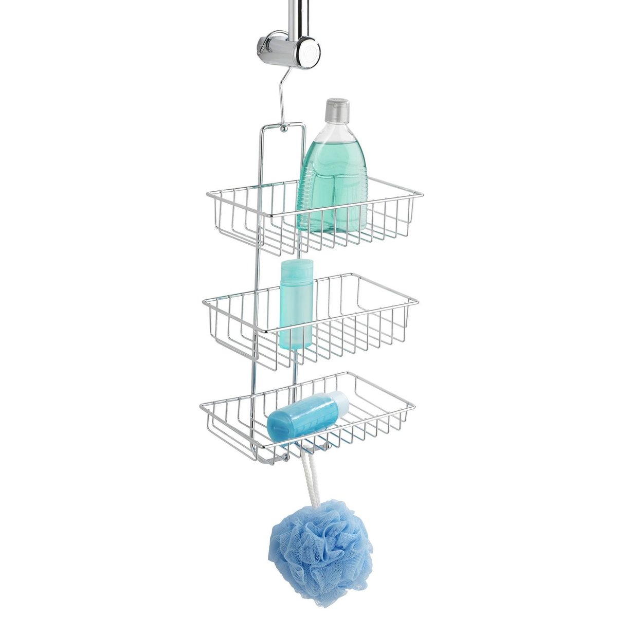 Etagère De Douche Nivala argent, WENKO
