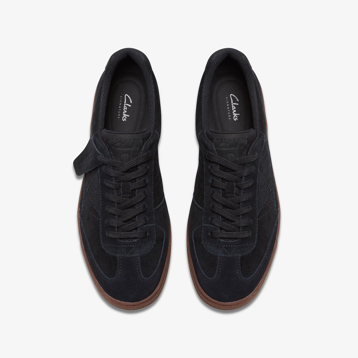 Baskets en cuir CraftRally Ace noir, CLARKS