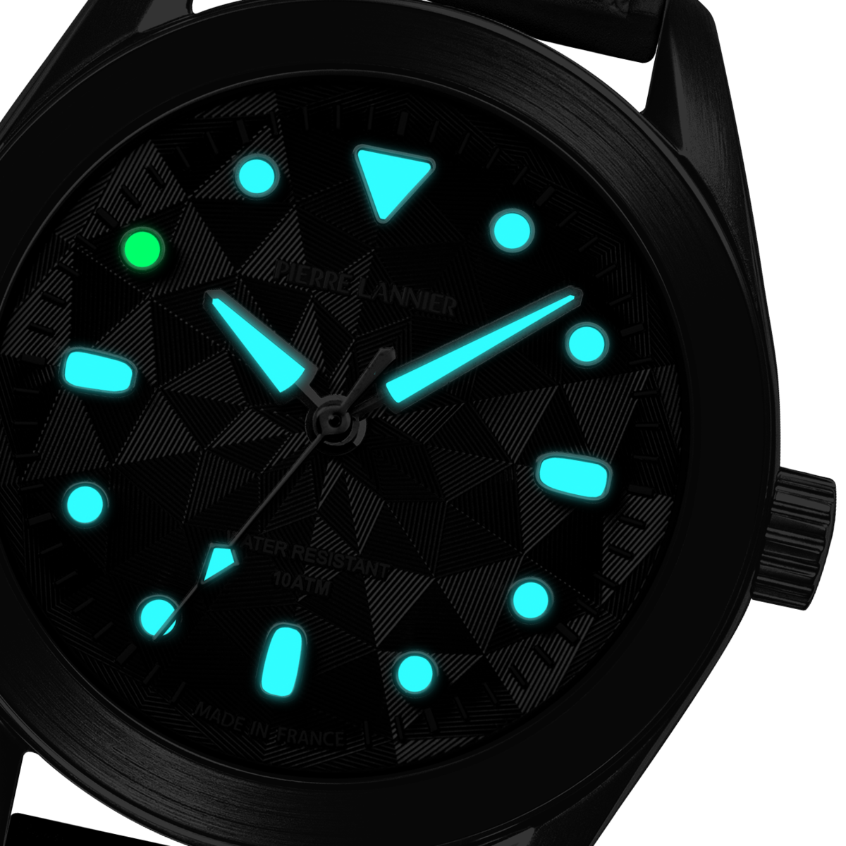 Montre Analogique BORA argenté argenté bleu foncé, PIERRE LANNIER