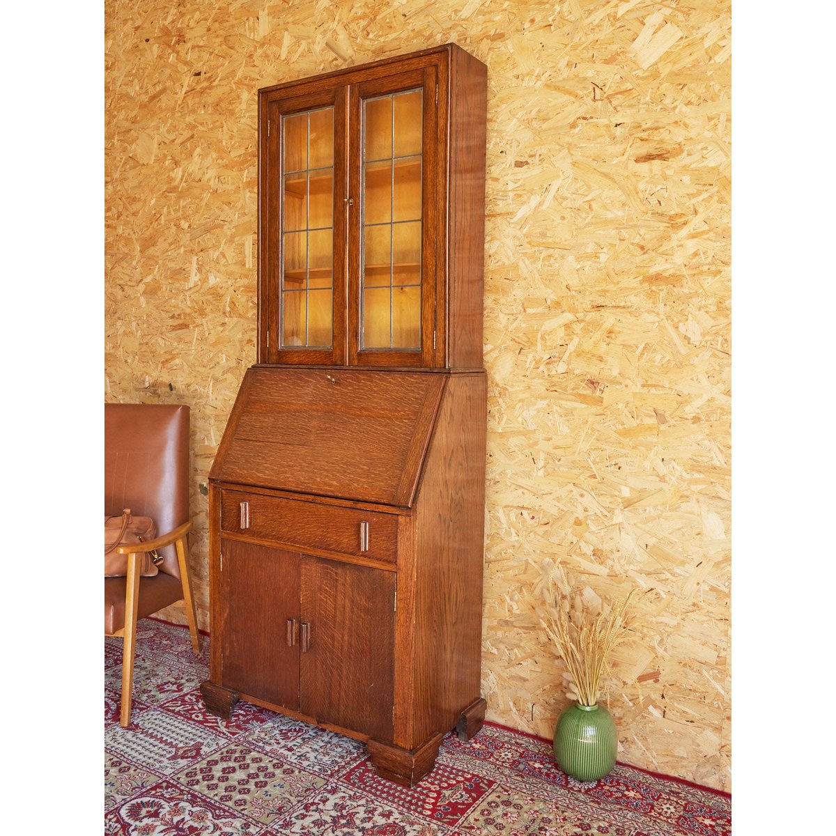 Secrétaire en bois Honoré N°180 - Bon état transparent, DEBONGOUT
