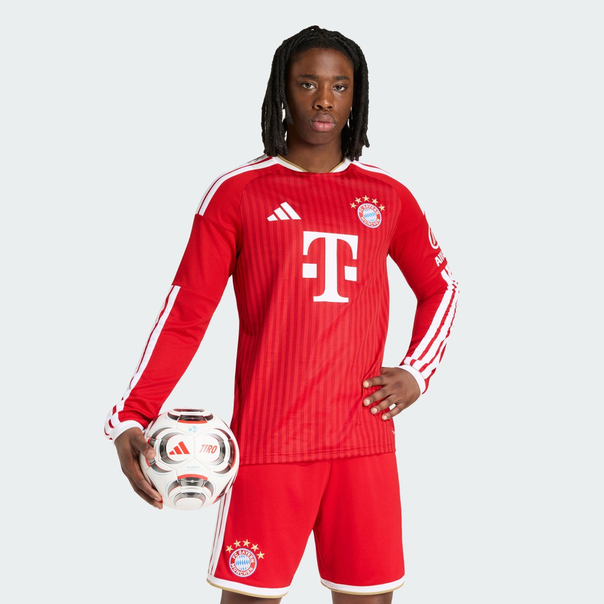 Maillot Manches Longues Domicile Fc Bayern 2026/27 Maillot Manches Longues Domicile Fc Bayern 2026/27 better scarlet / white, adidas Performance