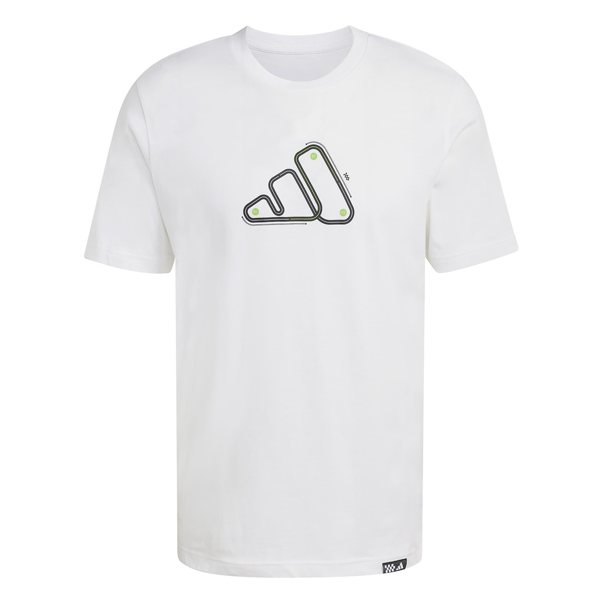 Table Tee T-Shirt with Short Sleeves white, ADIDAS SPORTSWEAR