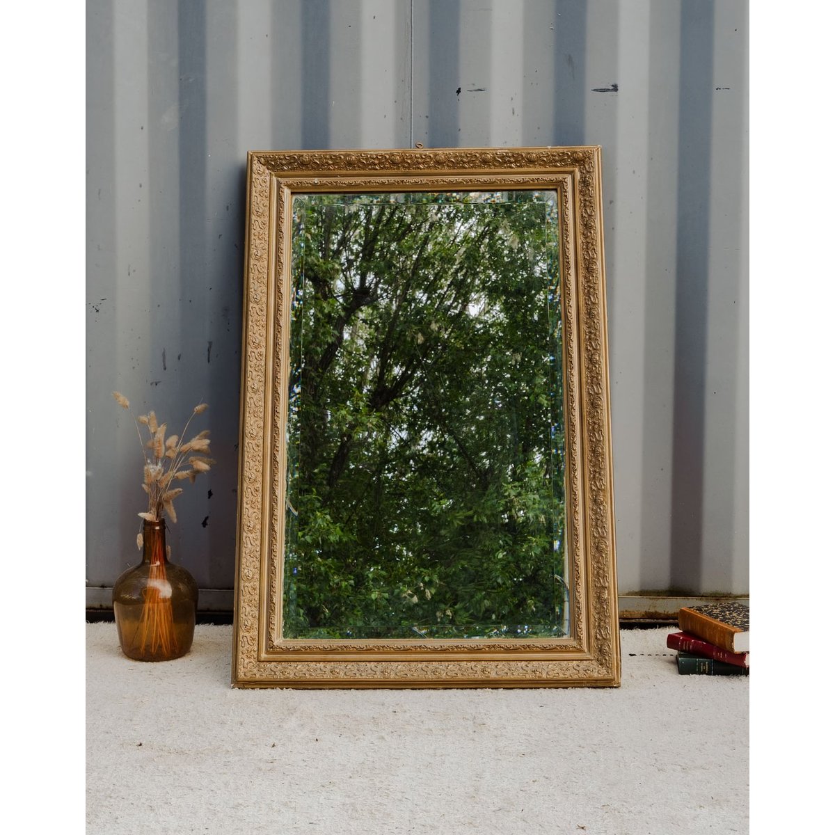 Grand miroir doré Georges N°1166 - Bon état doré, DEBONGOUT