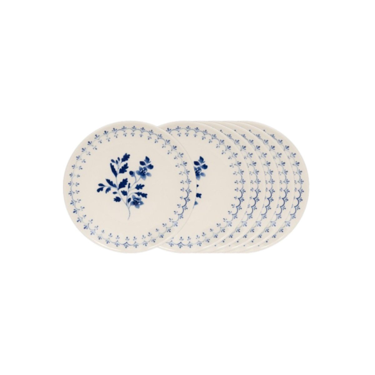 Assiette cocktail Appoline  15 cm (lot de 6) bleu, TABLE PASSION
