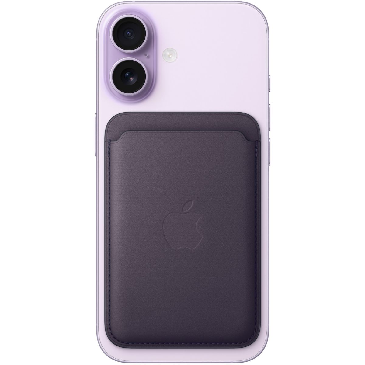 Porte-cartes MagSafe tissage fin Violet Nuit couleur unique, APPLE