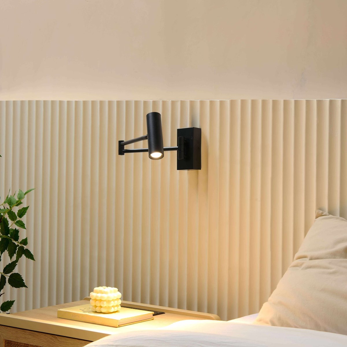 Applique LED orientable tactile - RIMIO noir, KOSILUM