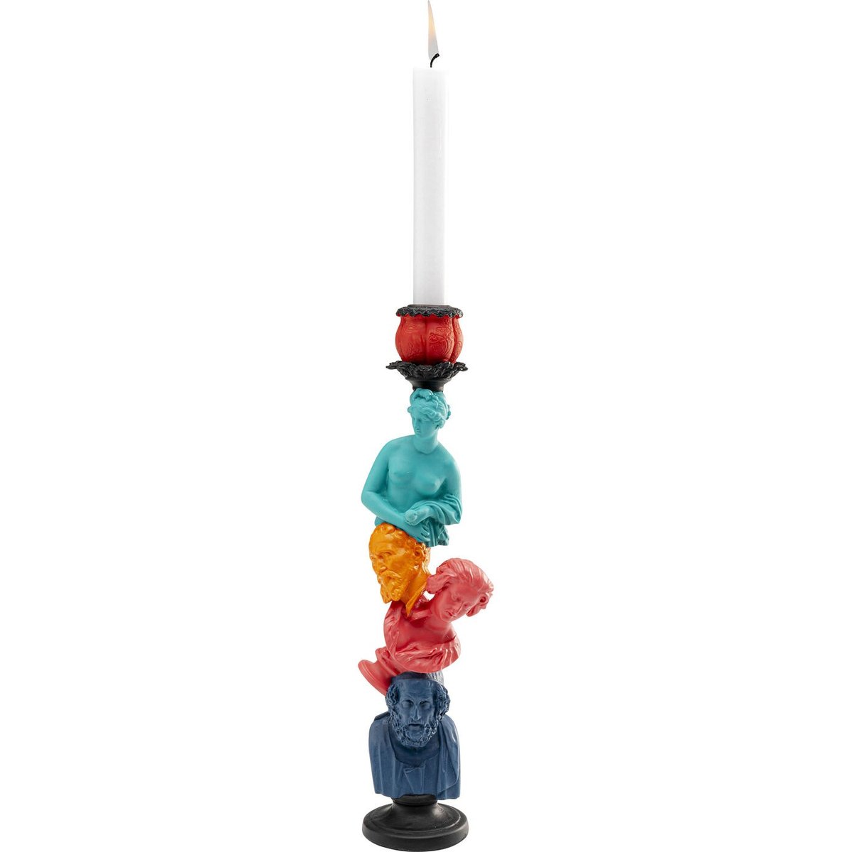 Bougeoir quatre bustes couleur unique, KARE DESIGN