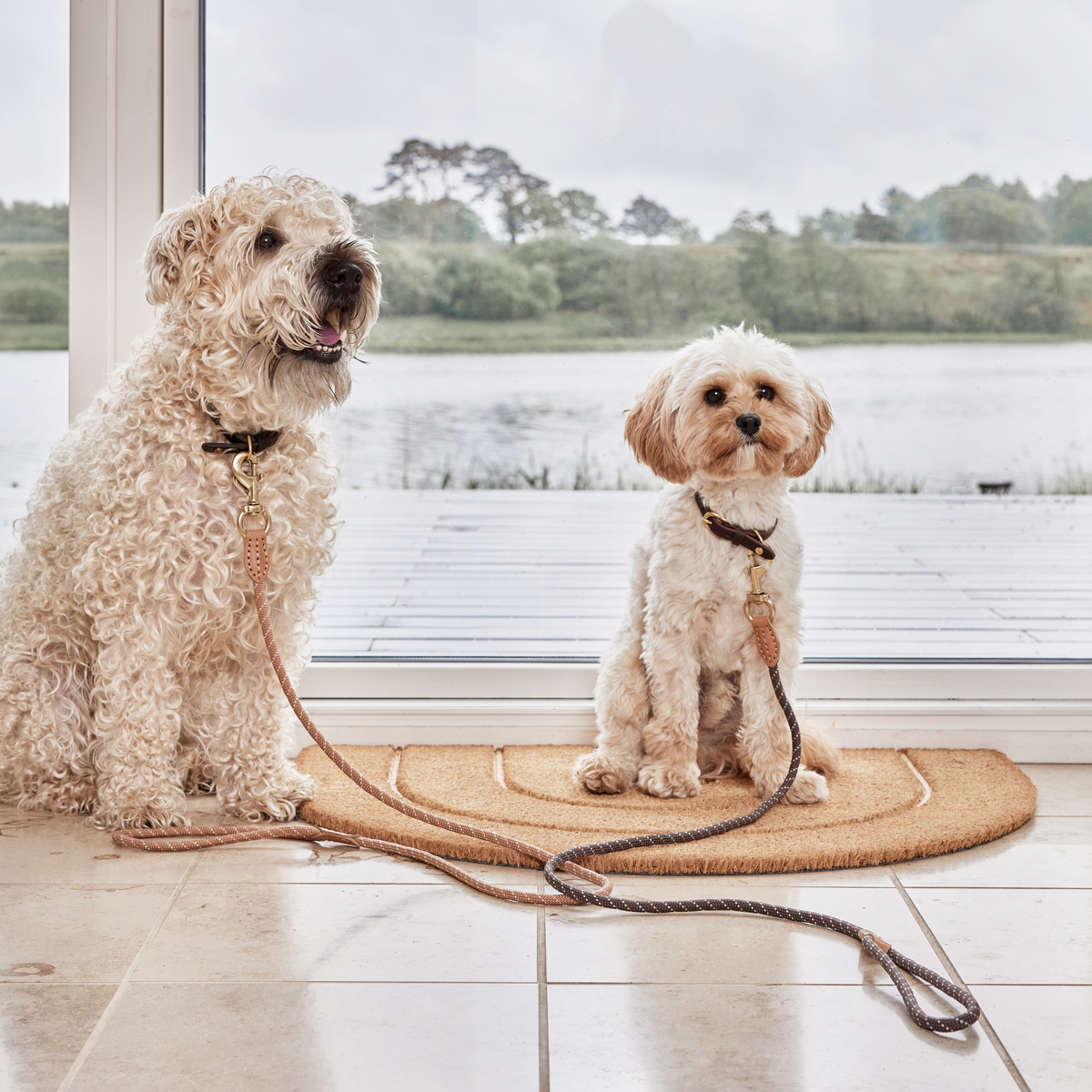 Laisse en cuir LIVING beige, OYOY LIVING DESIGN