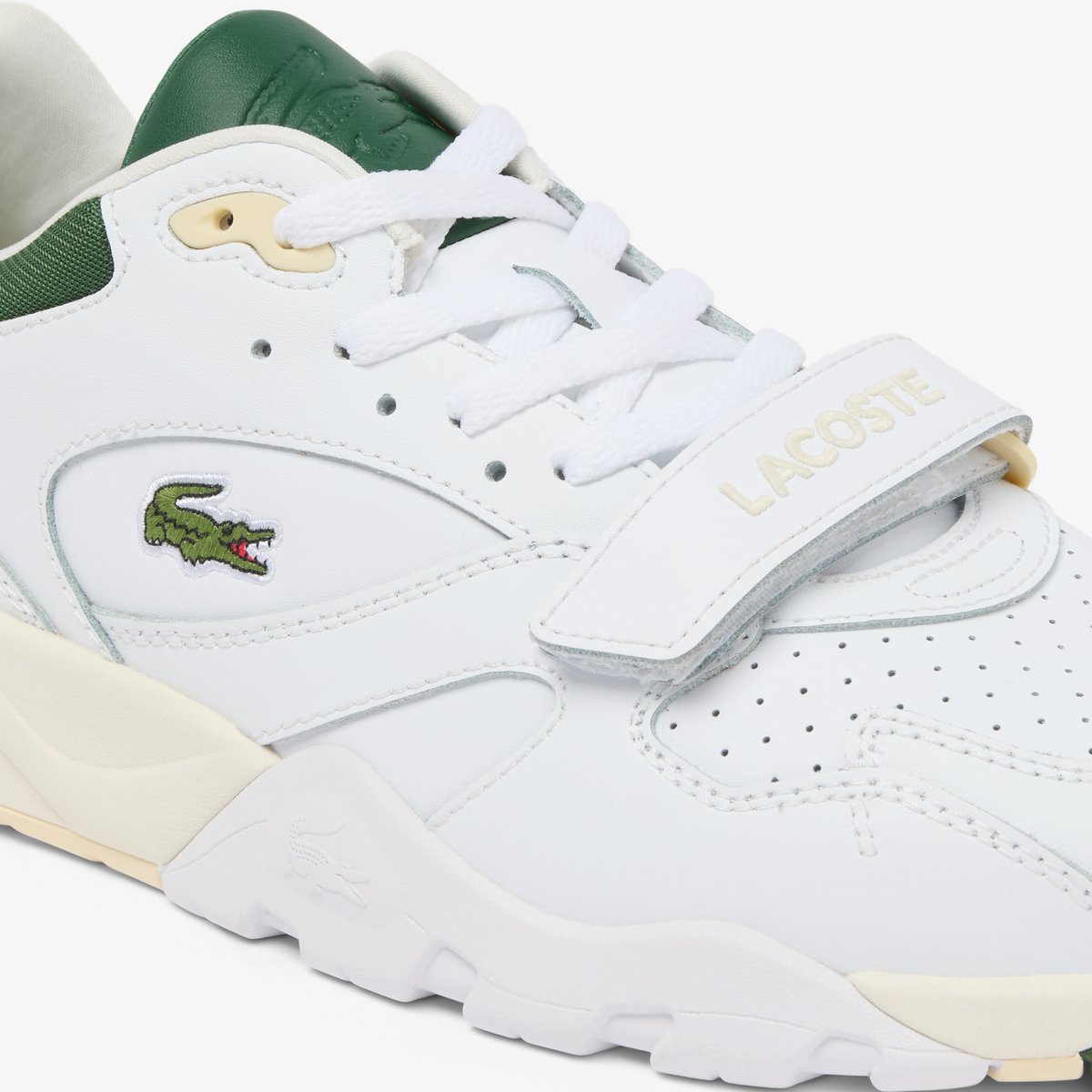 Sneakers Game Trainer Pro homme en cuir blanc-1r5, LACOSTE