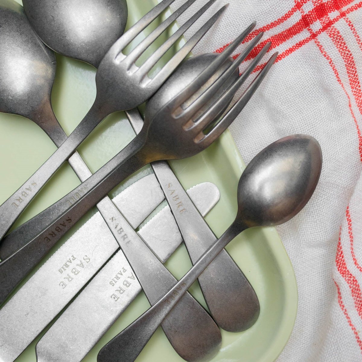 Set de 4 couverts de table, Marius inox, SABRE