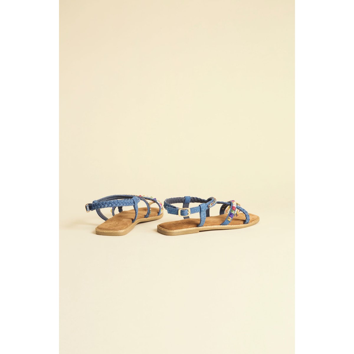 Sandales plates jean FUNKY jean, BENOA