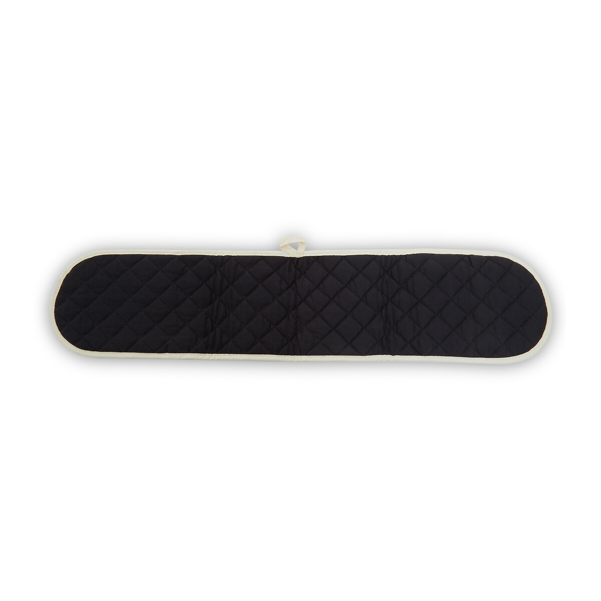 Cotton Double Oven Glove in Stripe black, SO'HOME