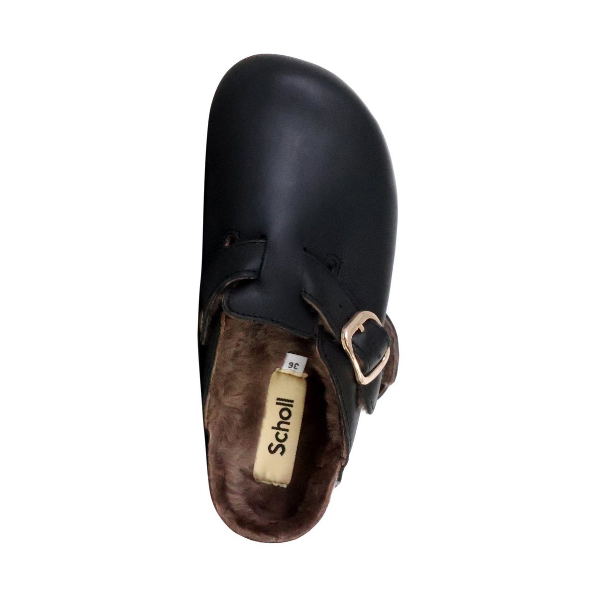 Mules Cuir Fae New F noir, SCHOLL