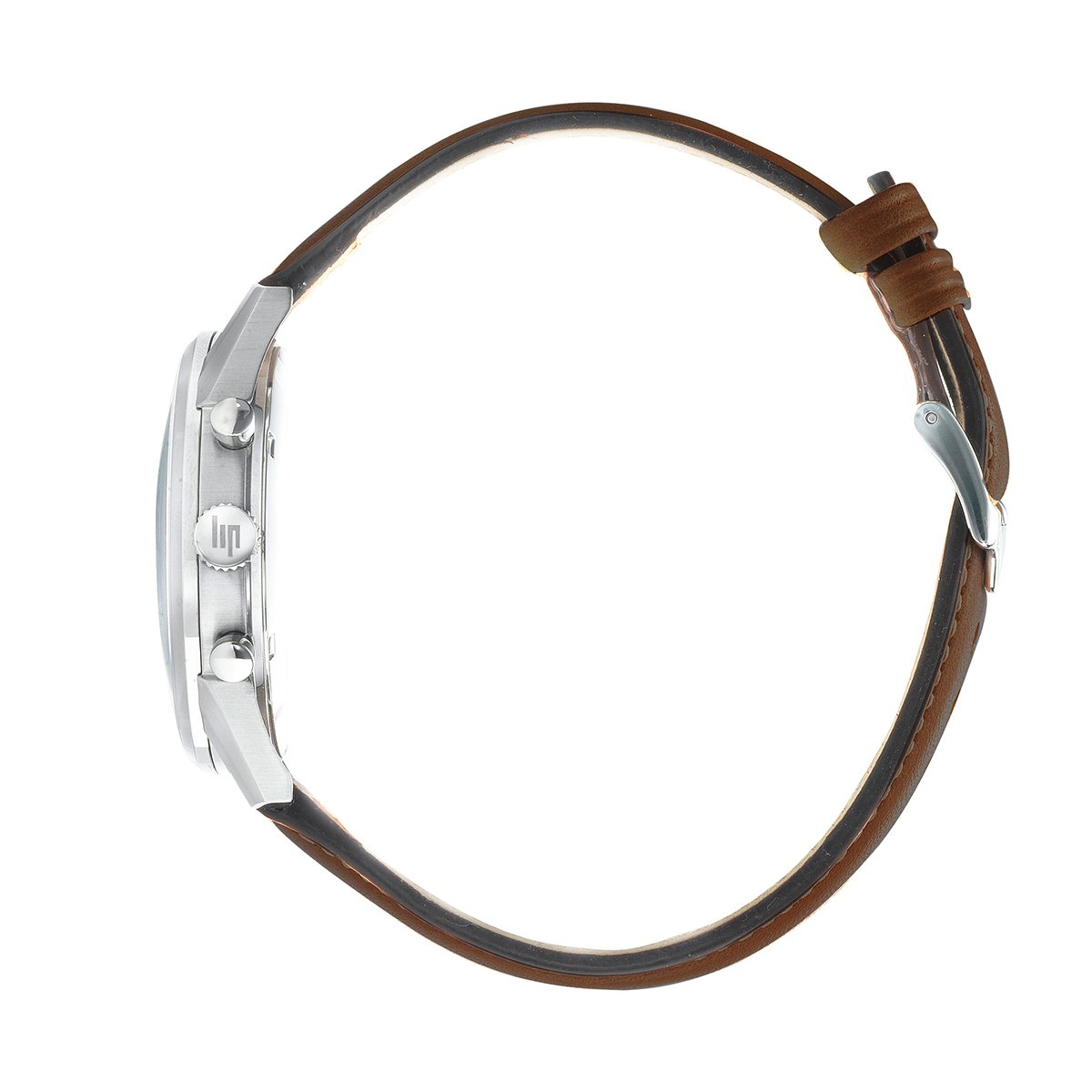 Montre Analogique HIMALAYA argenté blanc marron, LIP