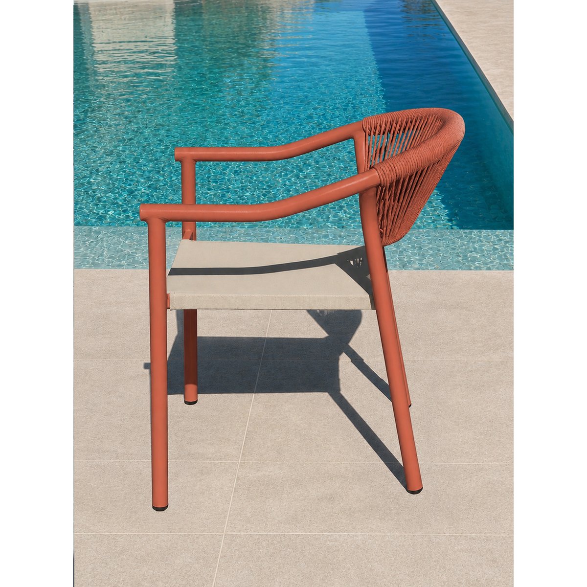 Lot de 2 fauteuils de jardin - SUMBA terracotta, DCB GARDEN