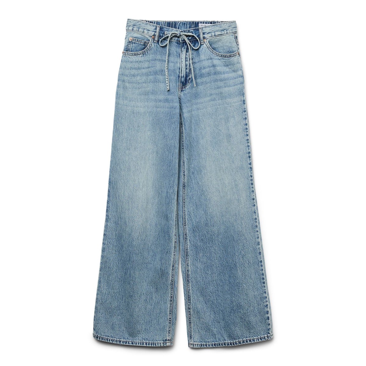 Jean À Coupe Large medium blue denim, VERO MODA