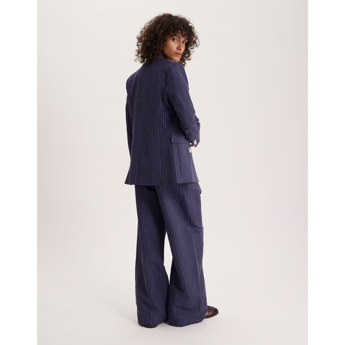 Veste June en lin rayé, INES DE LA FRESSANGE PARIS