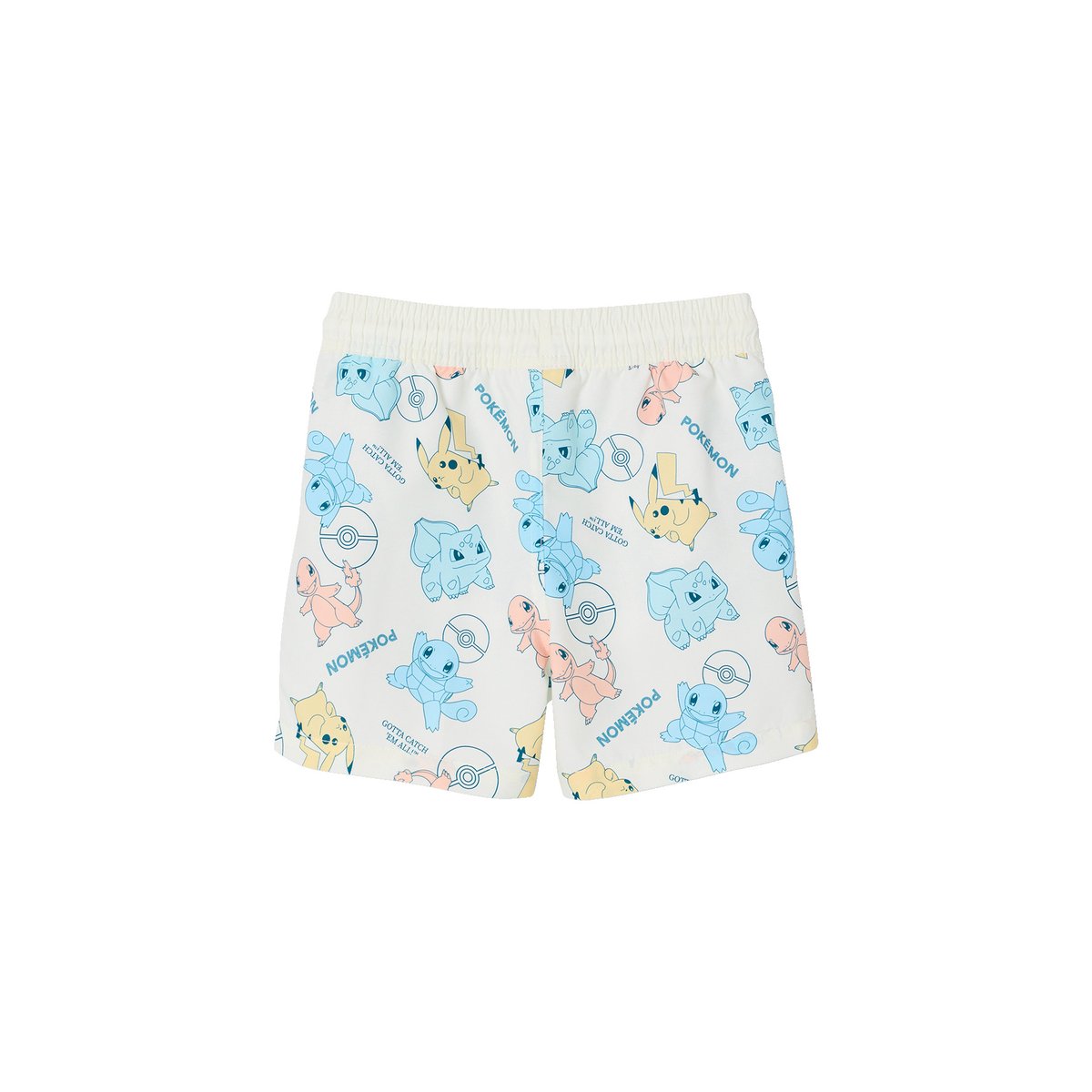 Short bain Pokémon écru, VERTBAUDET