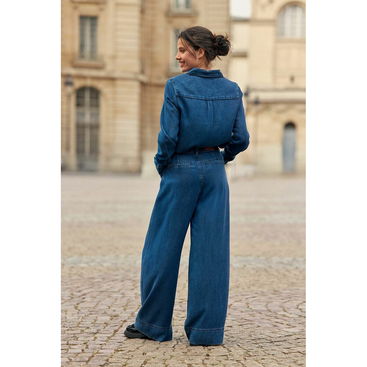 Pantalon large en lyocell, PRESLEY jean, LA PETITE ETOILE