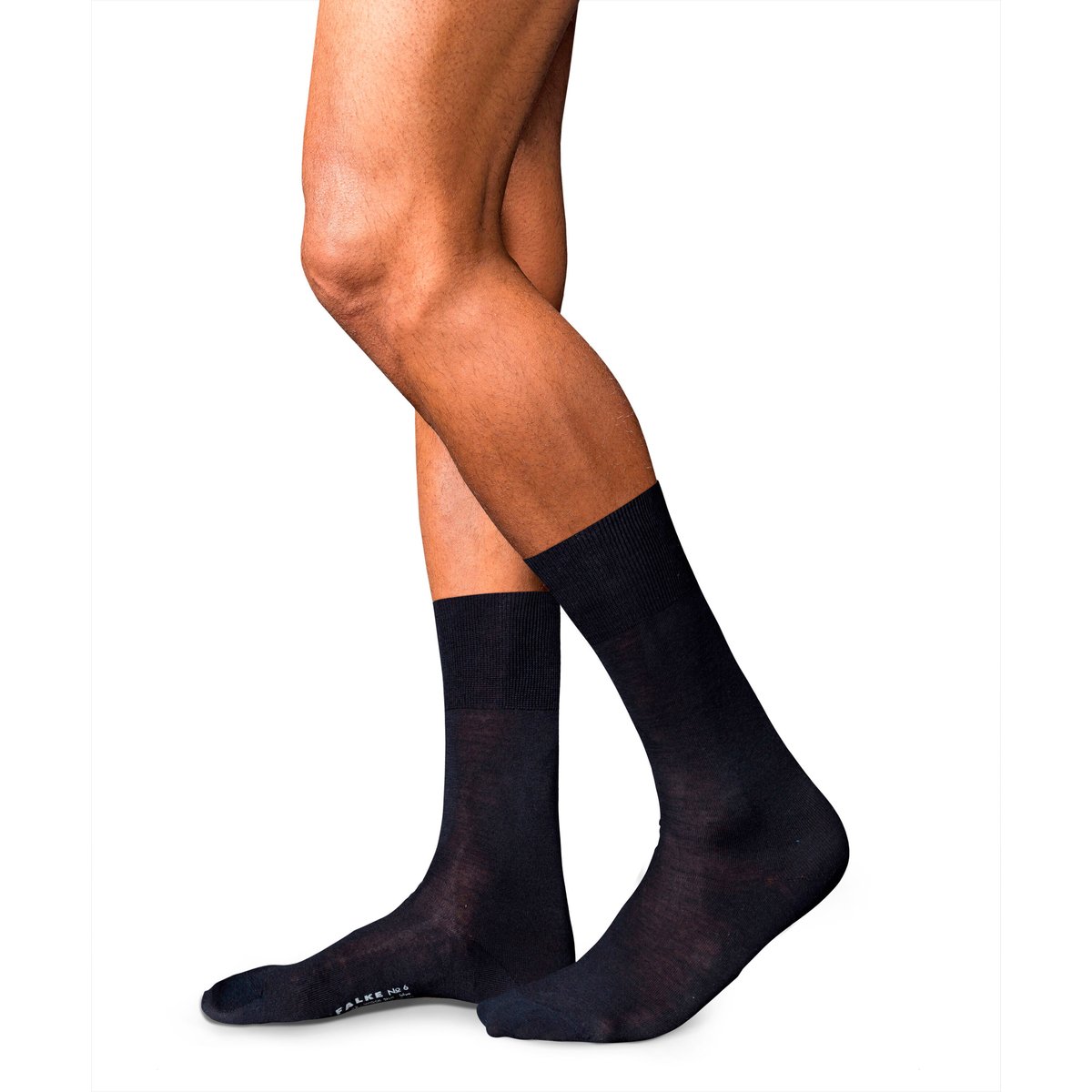 Chaussettes No. 6 Finest Merino & Silk marin blue, FALKE
