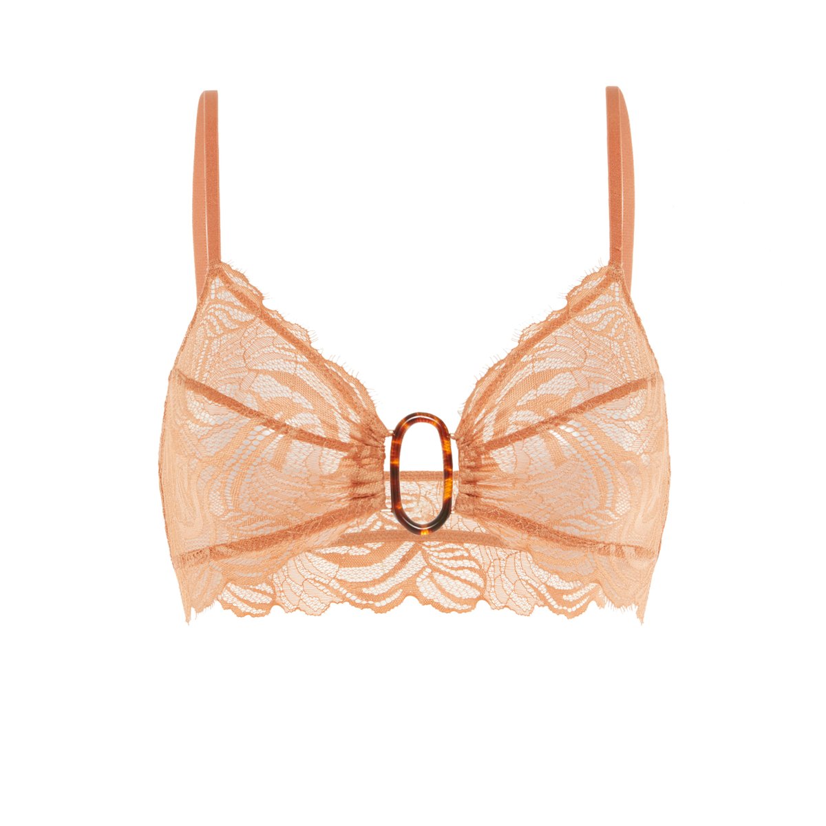 Brassière en dentelle marron clair FRAPPUCCINIZ taupe, UNDIZ