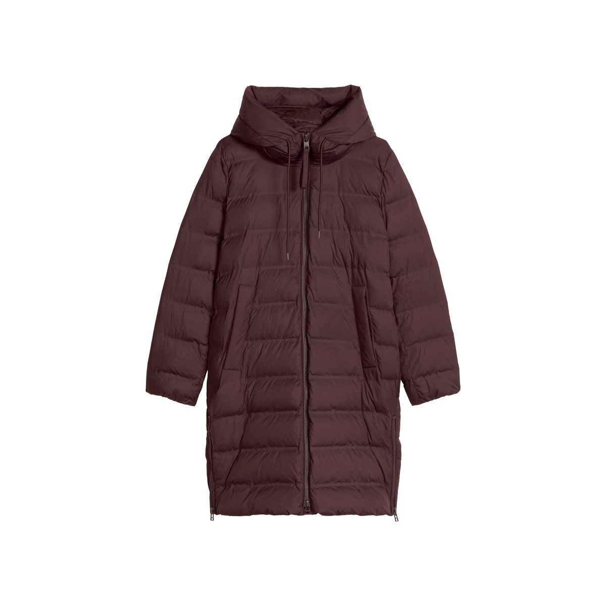 Manteau bouffant à capuche regular avec surface hydrofuge marron, MARC O’POLO DENIM