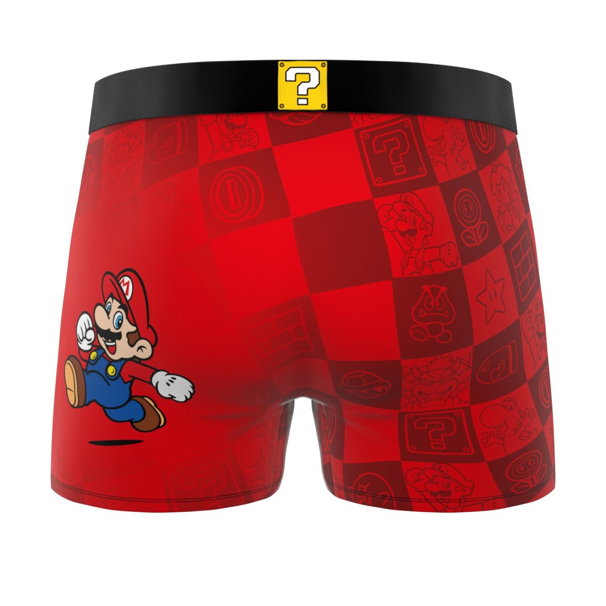 Lot De 3 Boxers Super Mario rouge/bleu/jaune/vert, FREEGUN