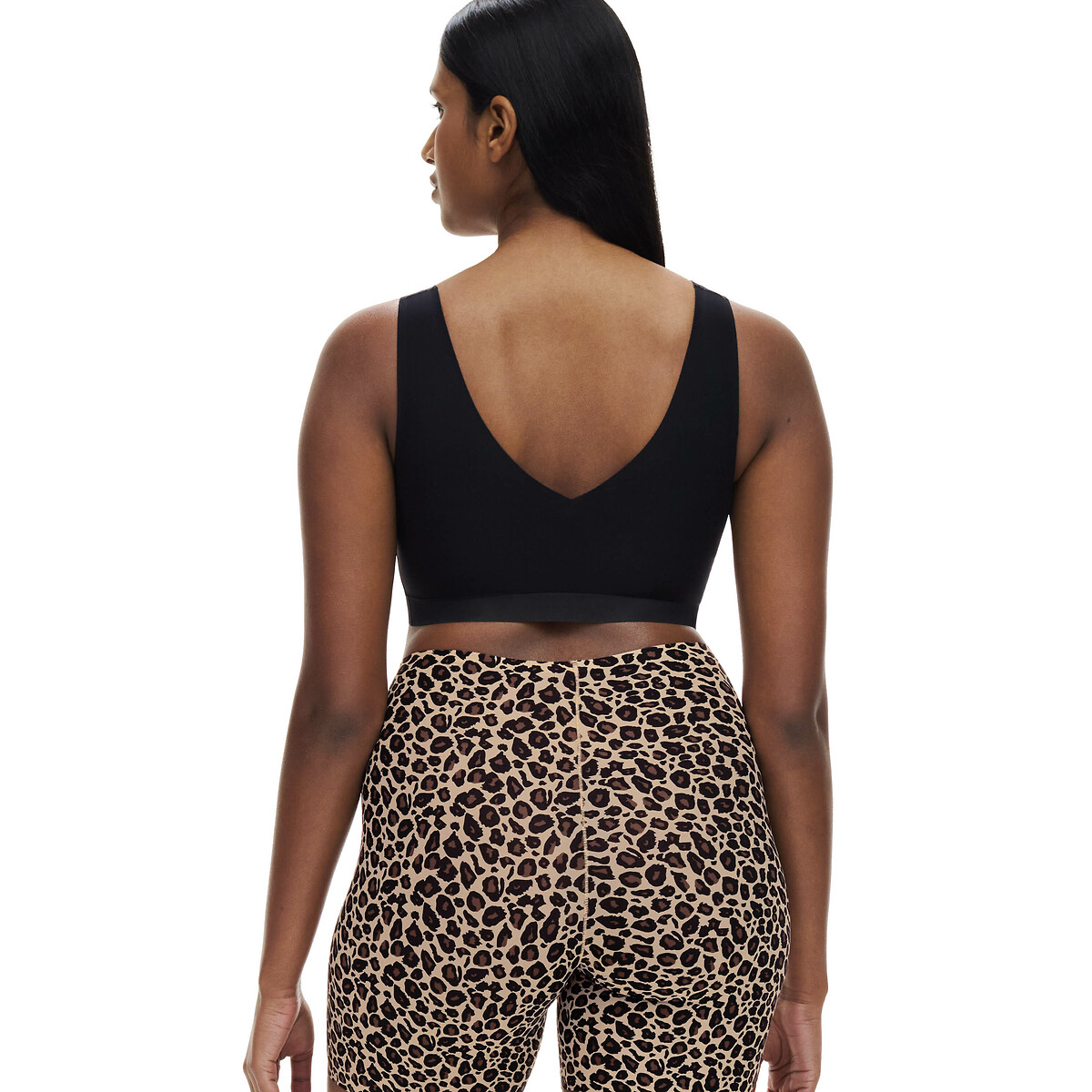 Panty Softstretch léopard nude, CHANTELLE