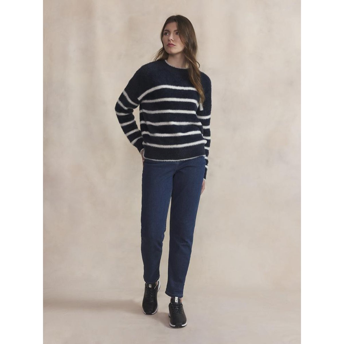 Pull col montant SOLANPUL marine, TBS