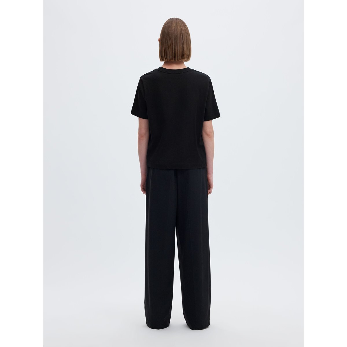 T-Shirt noir - black, SELECTED