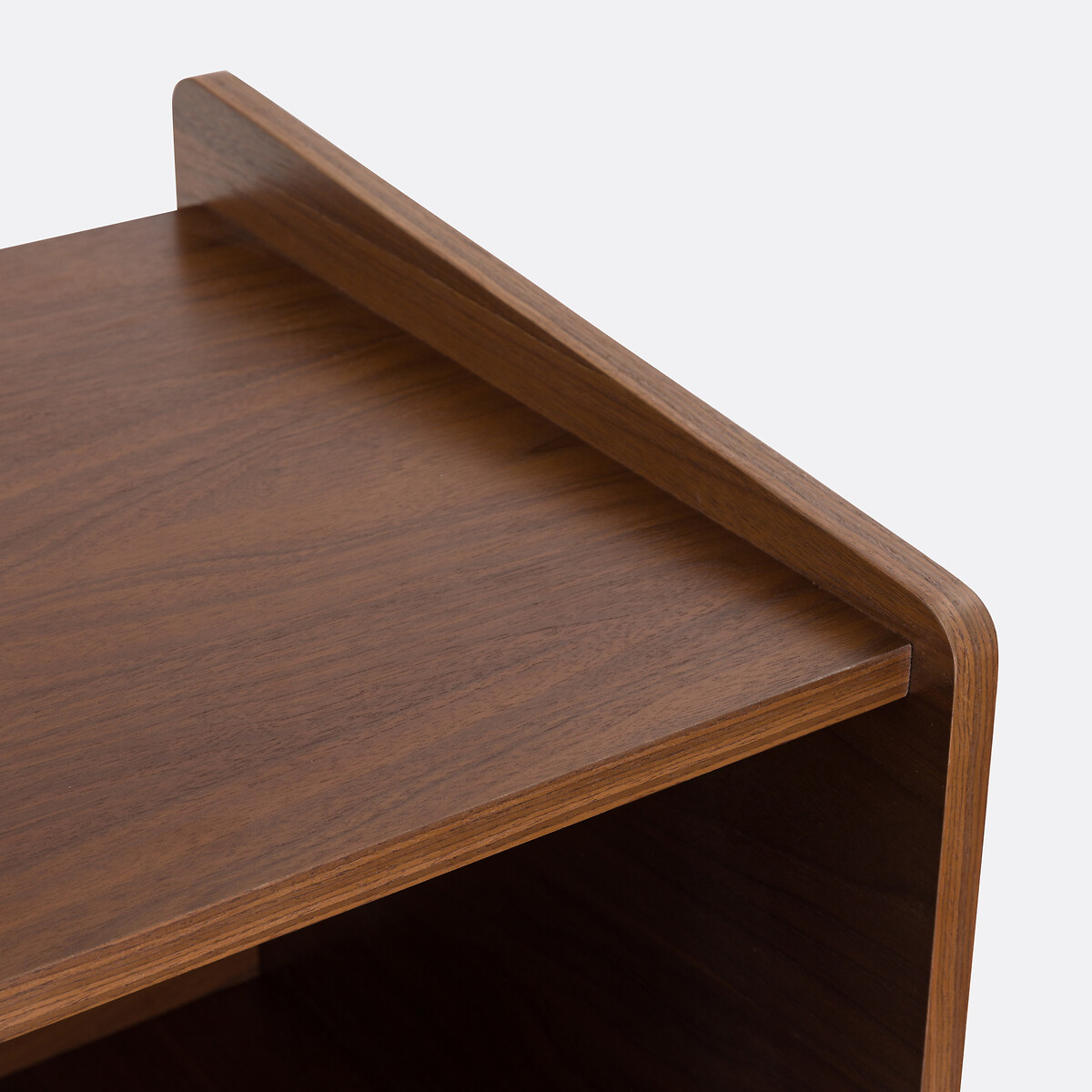 Meuble vintage pour vinyles L113 cm, Ronda noyer, LA REDOUTE INTERIEURS