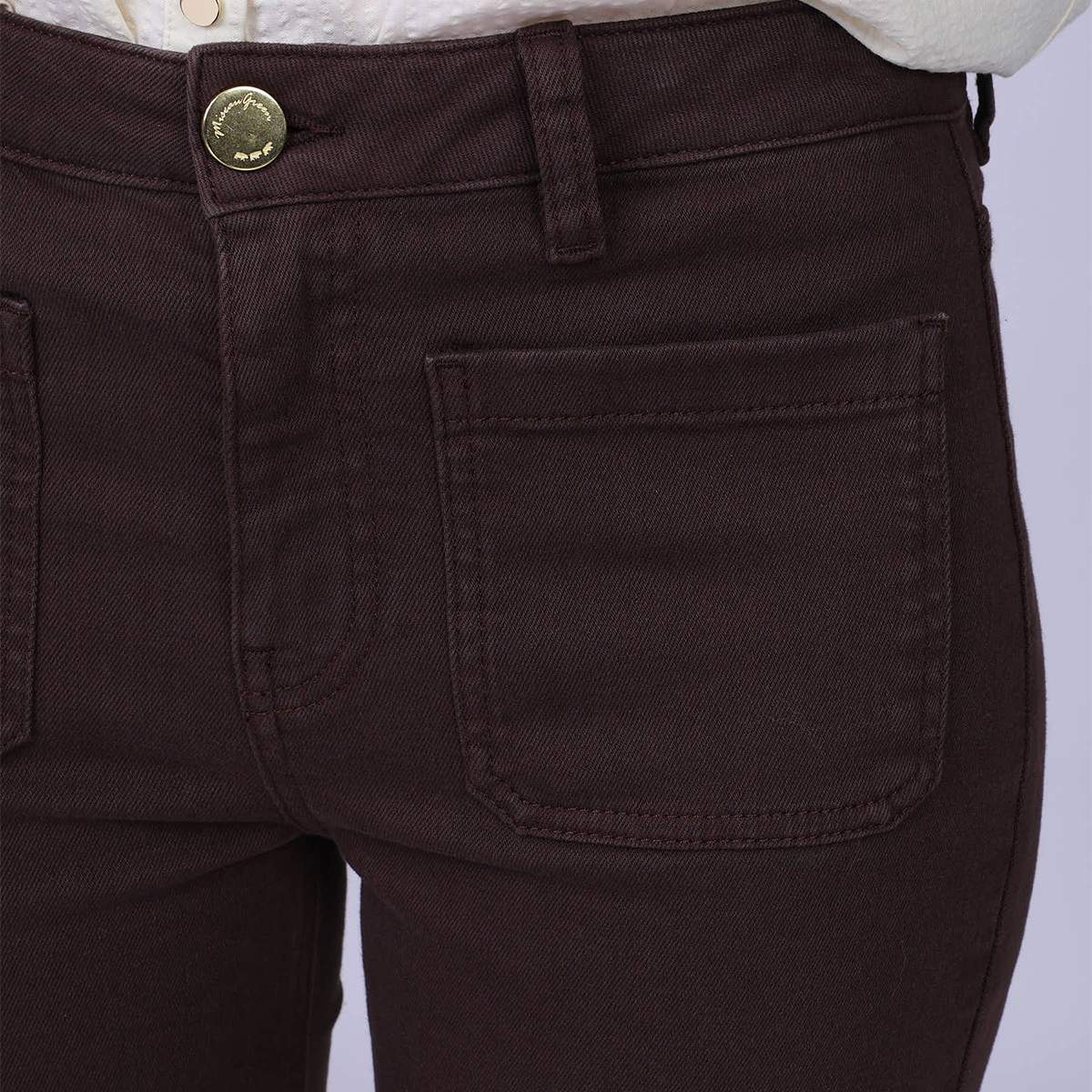 Pantalon Helios marron, MISE AU GREEN