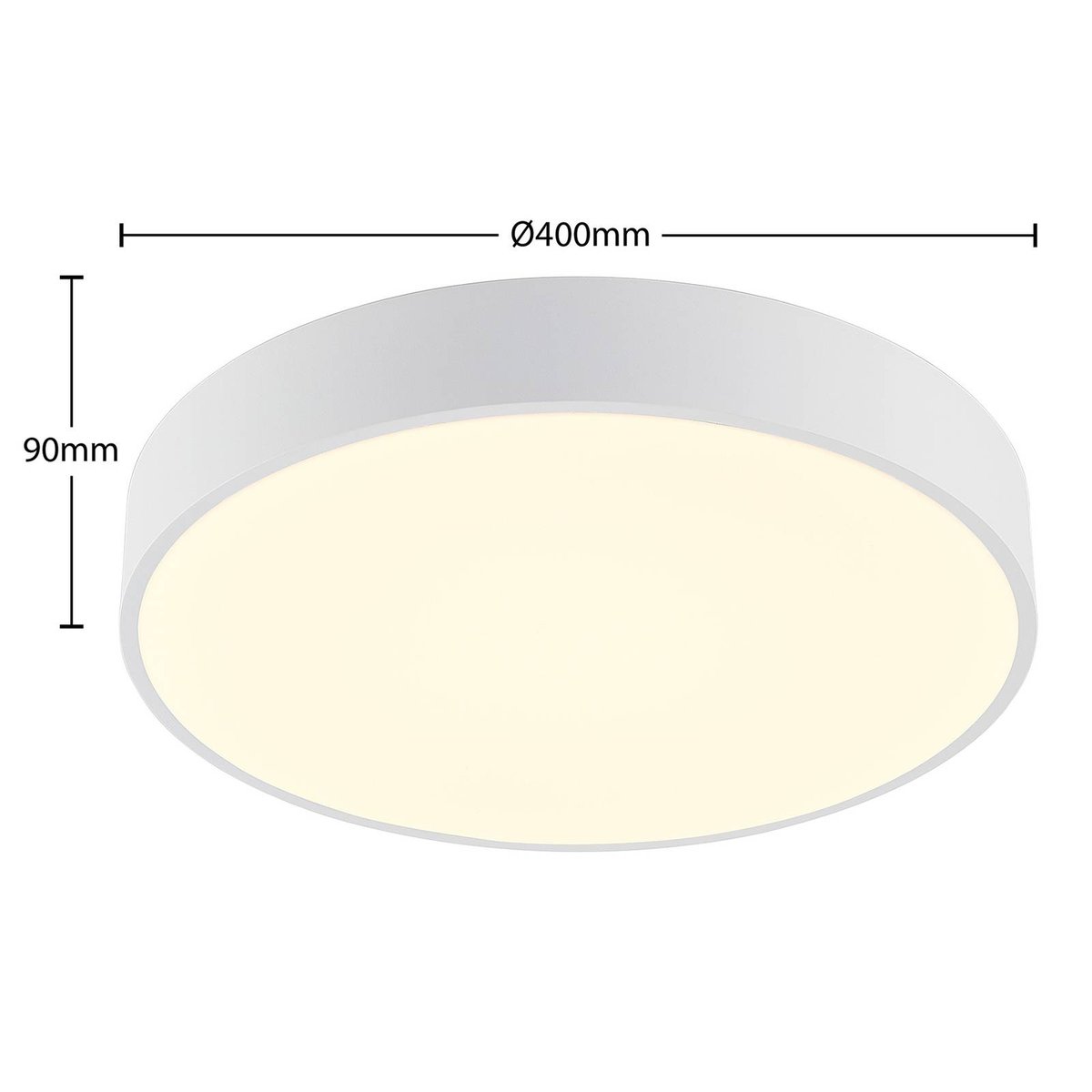 Plafonnier en aluminium moderneLED, Vanida blanc, ARCCHIO