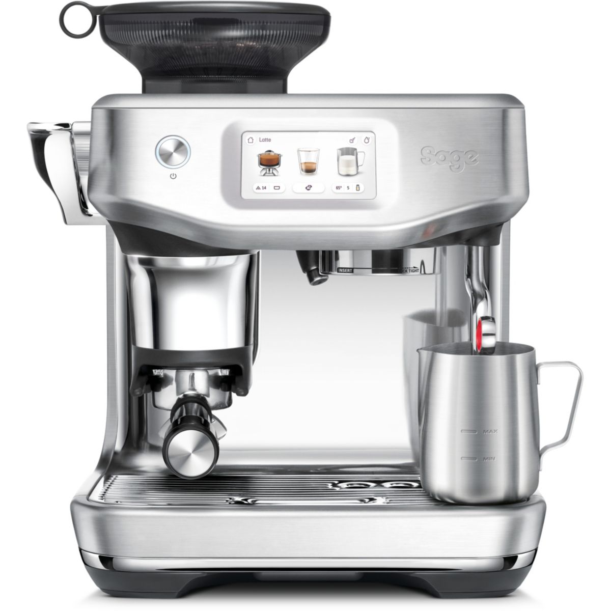 Machine à expresso the Barista Touch Impress Cold SES882BSS argent / métallique, SAGE APPLIANCES