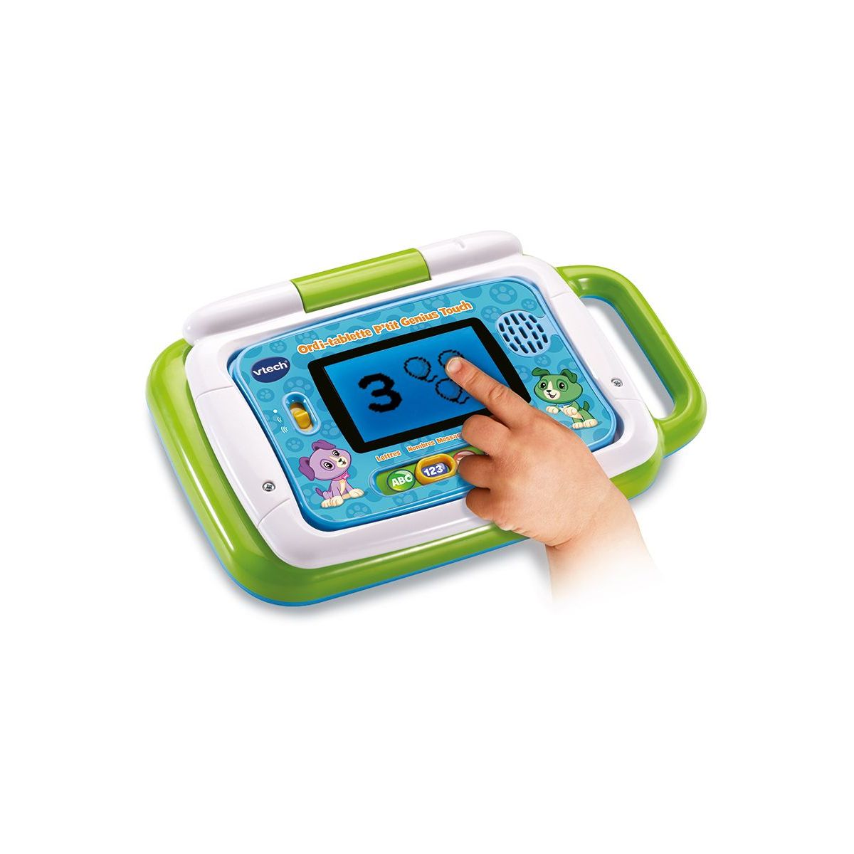 Ordinateur enfant Ordi-tablette P'tit Genius Touch vert vert, VTECH