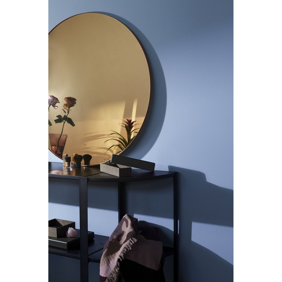 Miroir Mural Circum Teinté Ambre XSmall Rond Diam 50 cm ambre, AYTM